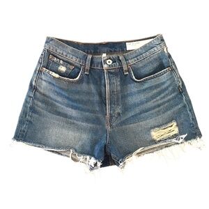 🆕 Rag & Bone Maya High - Rise Denim Shorts
